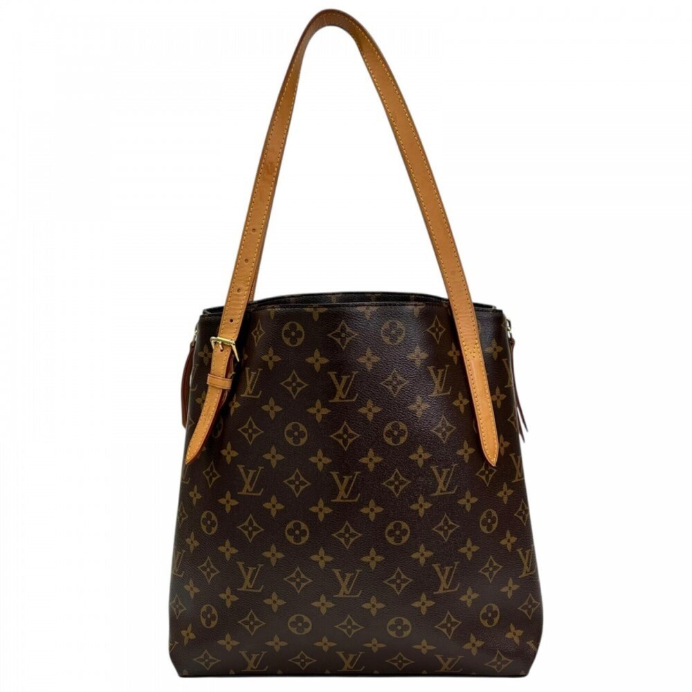 LOUIS VUITTON Brown Monogram Canvas Tote Bag